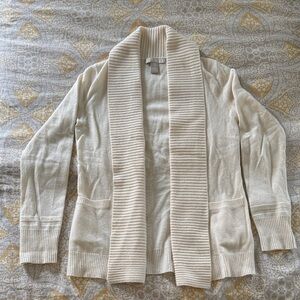Women's Banana Republic Cream Cardigan Sweater